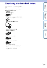 Preview for 14 page of Sony HDR-AS30V Handbook