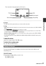 Preview for 47 page of Sony HDR-AX2000 - Avchd Flash Media Handycam Camcorder Operating Manual