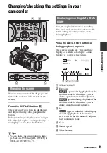 Preview for 49 page of Sony HDR-AX2000 - Avchd Flash Media Handycam Camcorder Operating Manual