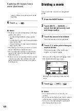 Preview for 60 page of Sony HDR-AX2000 - Avchd Flash Media Handycam Camcorder Operating Manual