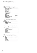 Preview for 68 page of Sony HDR-AX2000 - Avchd Flash Media Handycam Camcorder Operating Manual