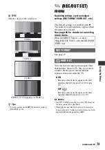 Preview for 73 page of Sony HDR-AX2000 - Avchd Flash Media Handycam Camcorder Operating Manual