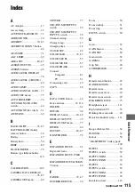 Preview for 115 page of Sony HDR-AX2000 - Avchd Flash Media Handycam Camcorder Operating Manual