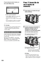 Preview for 126 page of Sony HDR-AX2000 - Avchd Flash Media Handycam Camcorder Operating Manual