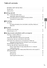 Preview for 11 page of Sony HDR-CX100/B Operating Manual