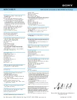 Preview for 2 page of Sony HDR-CX100/R Specifications