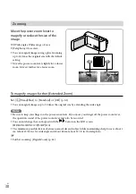 Preview for 30 page of Sony HDR-CX190 Operating Manual