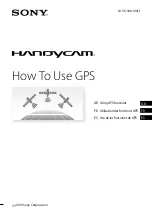 Sony HDR-CX500V Function Manual preview