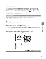 Предварительный просмотр 27 страницы Sony HDR-CX550V Operating Manual