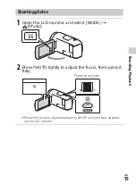 Preview for 15 page of Sony HDR-CX620 Operating Manual