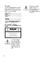 Preview for 2 page of Sony HDR-CXS2O Operating Manual