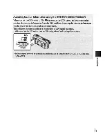 Предварительный просмотр 21 страницы Sony HDR-CXS2O Operating Manual