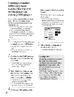 Preview for 36 page of Sony HDR-CXS2O Operating Manual