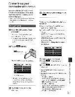 Preview for 49 page of Sony HDR-CXS2O Operating Manual