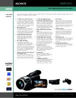 Preview for 1 page of Sony HDR-HC1 Brochure