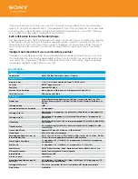 Preview for 2 page of Sony HDR-PJ230 Specifications