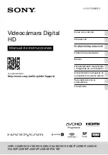 Preview for 1 page of Sony HDR-PJ430V (Spanish) Manual De Instrucciones