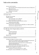 Preview for 9 page of Sony HDR-PJ430V (Spanish) Manual De Instrucciones