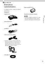 Preview for 15 page of Sony HDR-PJ430V (Spanish) Manual De Instrucciones