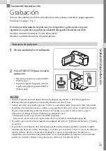 Preview for 23 page of Sony HDR-PJ430V (Spanish) Manual De Instrucciones