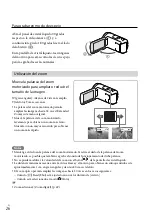 Preview for 26 page of Sony HDR-PJ430V (Spanish) Manual De Instrucciones