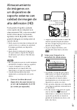 Preview for 45 page of Sony HDR-PJ430V (Spanish) Manual De Instrucciones