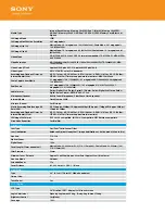 Preview for 4 page of Sony HDR-PJ790V Specifications