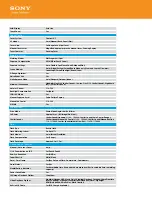 Preview for 5 page of Sony HDR-PJ790V Specifications