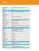 Preview for 6 page of Sony HDR-PJ790V Specifications