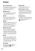 Preview for 114 page of Sony HDR-SR5/C Operating Instructions Manual