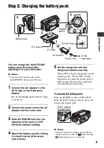 Preview for 9 page of Sony HDR-SR5/C Operating Manual