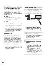 Preview for 42 page of Sony HDR-TG1 Handbook