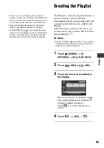 Preview for 49 page of Sony HDR-TG1 Handbook