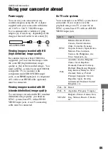 Preview for 89 page of Sony HDR-TG1 Handbook