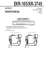 Предварительный просмотр 31 страницы Sony HDR XR 105 E Service Manual