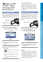 Предварительный просмотр 12 страницы Sony HDR XR 105 E User Manual