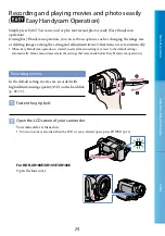 Предварительный просмотр 24 страницы Sony HDR XR 105 E User Manual