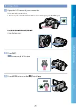 Предварительный просмотр 26 страницы Sony HDR XR 105 E User Manual