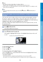 Предварительный просмотр 46 страницы Sony HDR XR 105 E User Manual
