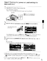 Preview for 15 page of Sony HDR-XR1 00 Operating Manual