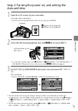 Предварительный просмотр 15 страницы Sony HDR-XR100 Operating Manual