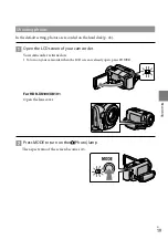 Предварительный просмотр 19 страницы Sony HDR-XR100 Operating Manual