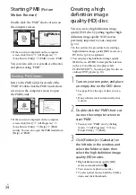 Предварительный просмотр 34 страницы Sony HDR-XR100 Operating Manual