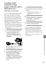 Предварительный просмотр 39 страницы Sony HDR-XR100 Operating Manual