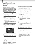 Предварительный просмотр 42 страницы Sony HDR-XR100 Operating Manual