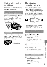 Предварительный просмотр 43 страницы Sony HDR-XR100 Operating Manual