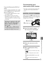 Предварительный просмотр 45 страницы Sony HDR-XR100 Operating Manual