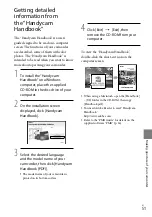 Предварительный просмотр 51 страницы Sony HDR-XR100 Operating Manual