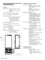 Preview for 100 page of Sony HDV HVR-1500 Operating Instructions Manual