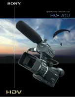 Preview for 1 page of Sony HDV HVR-A1U Brochure & Specs